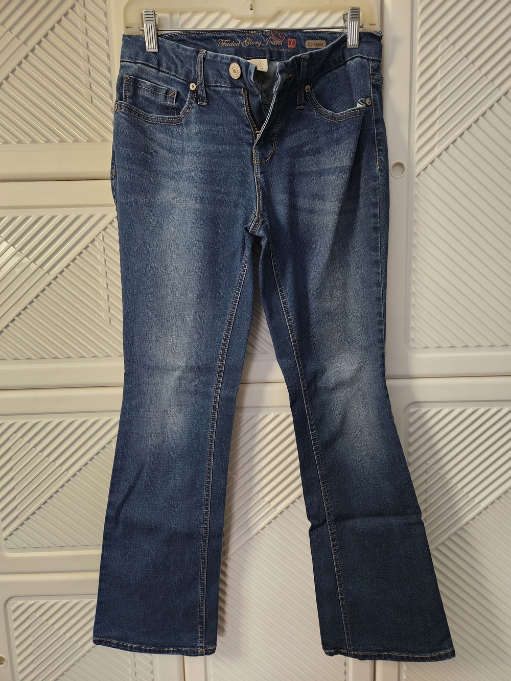 Faded Glory Medium Blue Bootcut Stretch Jeans